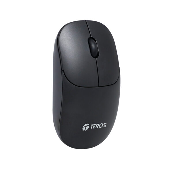 Mouse Óptico Inalámbrico Teros Te1217S, Color Negro, 1000 Dpi, Receptor Usb